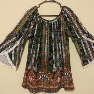Win Win Multi Color Tunic